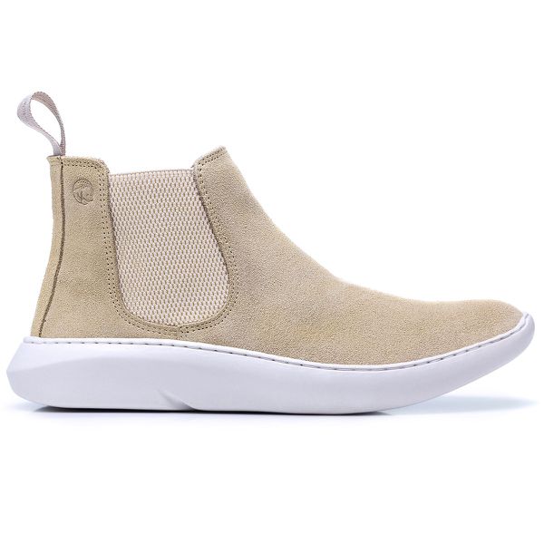Bota Casual Masculina Chelsea Tênis New Future Polo North - Areia Desert