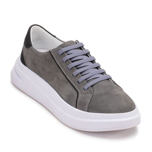 Tênis Masculino Shalom Polo Urban Casual Cinza Grafite