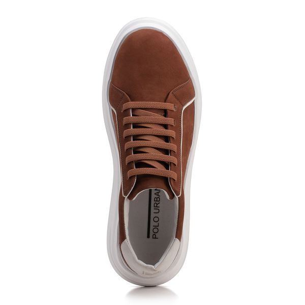 Tênis Masculino Shalom Polo Urban Casual Terracota