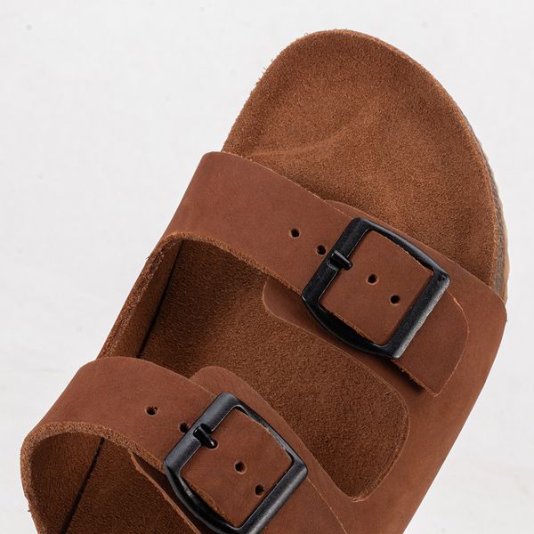 Sandália Polo Urban Zion em Couro Nobuck - Castor