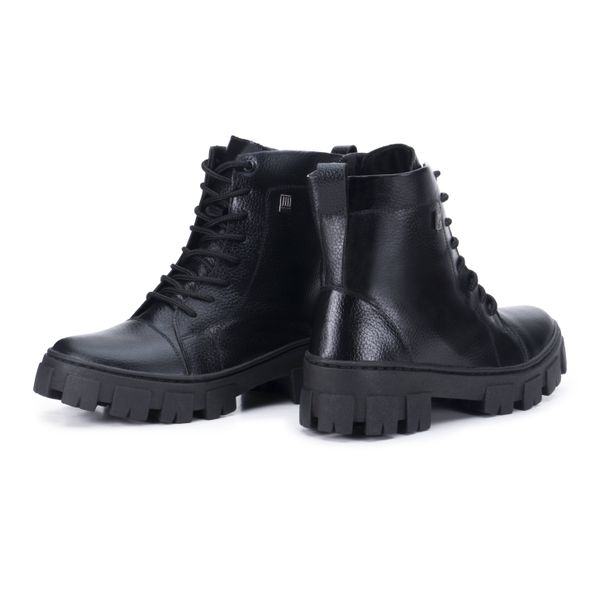 Bota Coturno Feminino Asher Salto Médio Preto