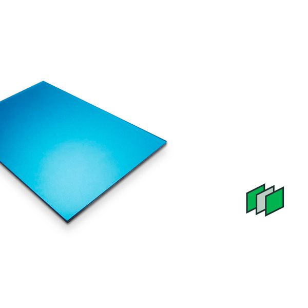 Chapa de Policarbonato Compacto Azul 2,00x3,00 3mm 