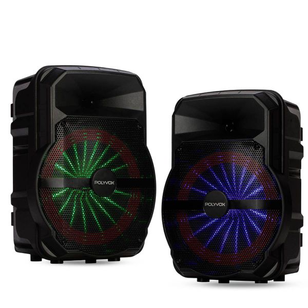 2 Caixa De Som Amplificada XC-710T TWS Bluetooth 300w Woofer 10 Polegadas