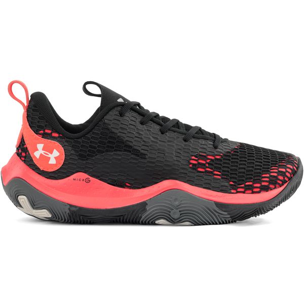 Tênis de Basquete Unissex Under Armour Spawn 3 - Preto+Vermelho