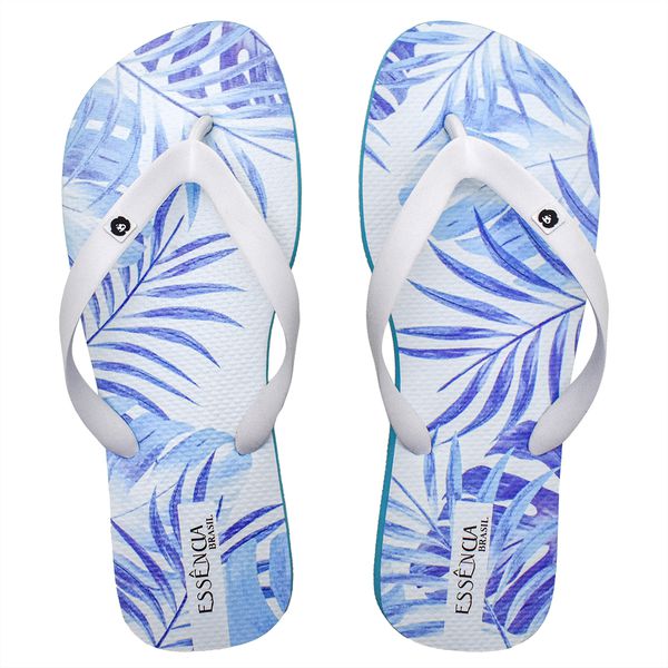 Chinelo Essencial - Azul/Branco