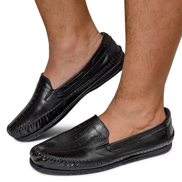 Sapato mocassim couro masculino deals