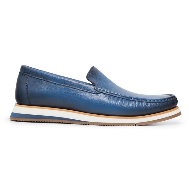 Mocassim shop masculino azul