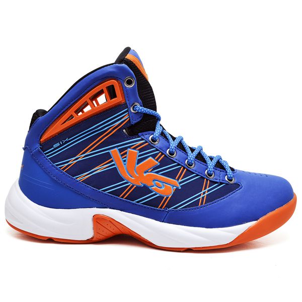 Tênis Six Street De Basquete GET UP - Azul e Laranja