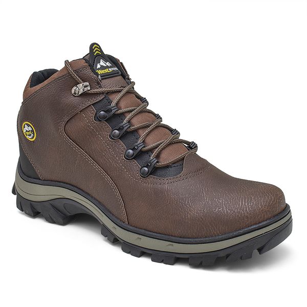 Bota Coturno Adventure em Couro Caterpillar Trivalle Shoes Masculina