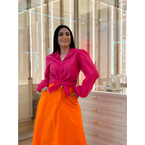 Camisa Social Kenia Rosa Pink