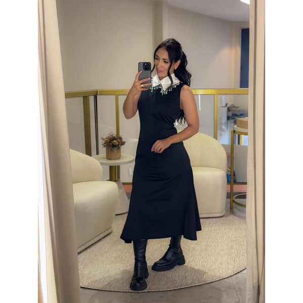 Vestido Victoria Preto