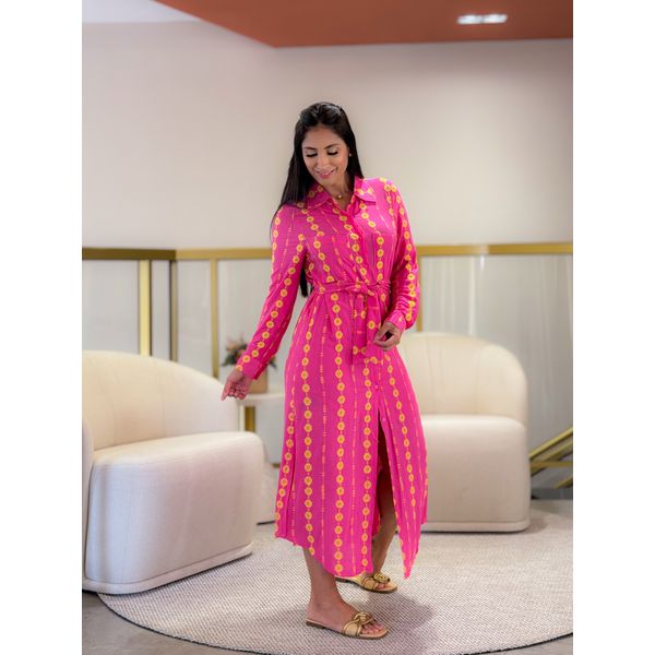 Vestido Grecia Rosa