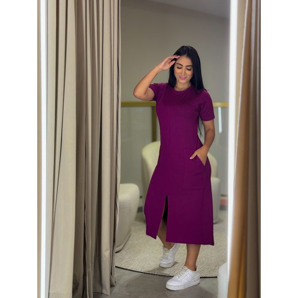 Vestido Cintia Fucsia