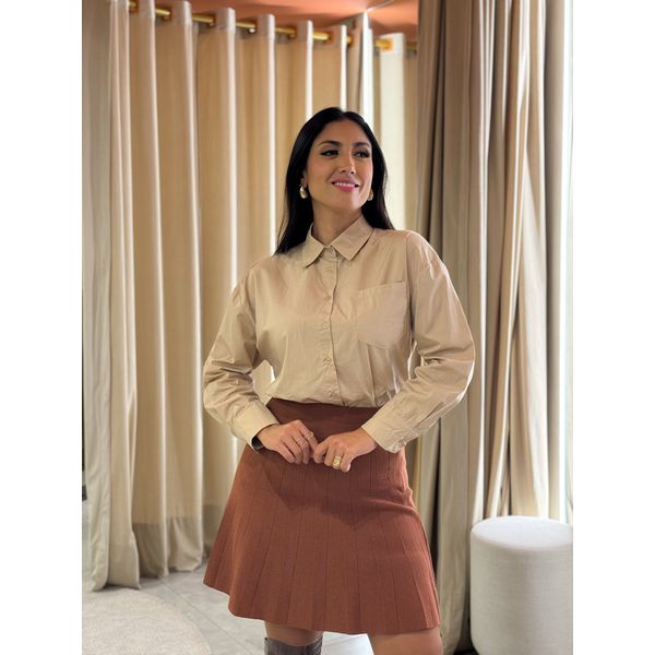 Camisa Celine Nude