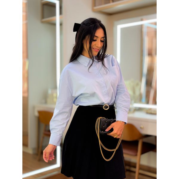 Camisa Celine Azul Bebe