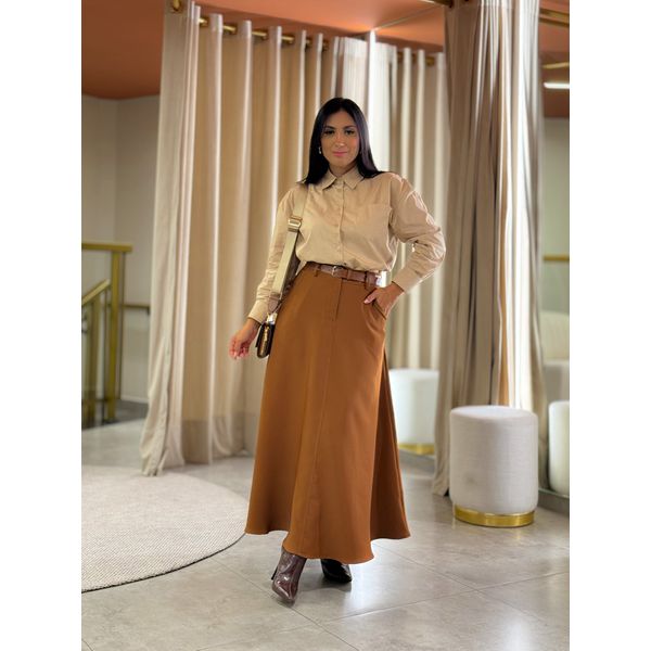 Saia Valentina Marrom