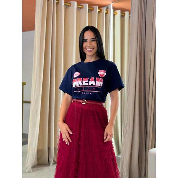 T-shirt Debora Azul Marinho