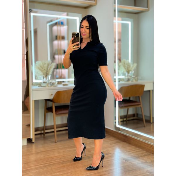 Vestido Celina Preto