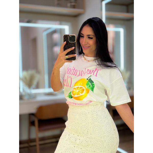 T-shirt Barbara Off White
