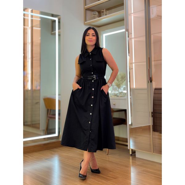 Vestido Karina Preto