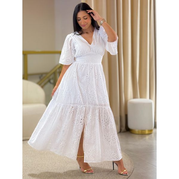 Vestido Luiza Branco