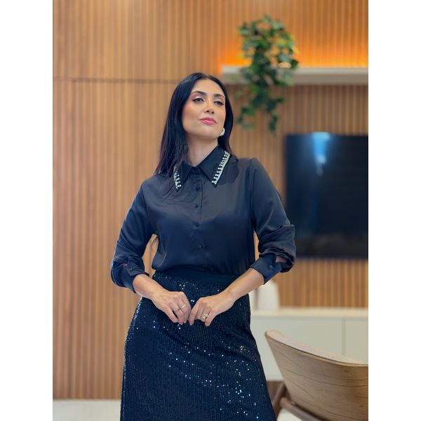 Camisa Maite Preto