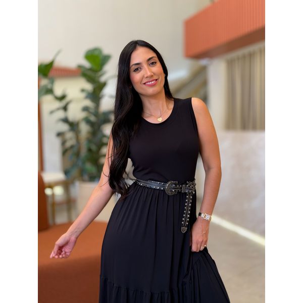 Cinto Strass Preto