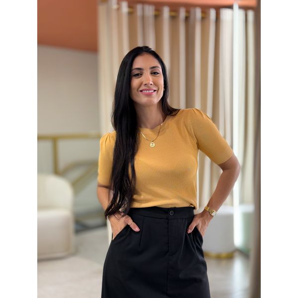 Blusa Gabriela Mostarda