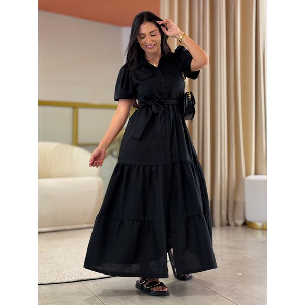 Vestido Barbara Preto