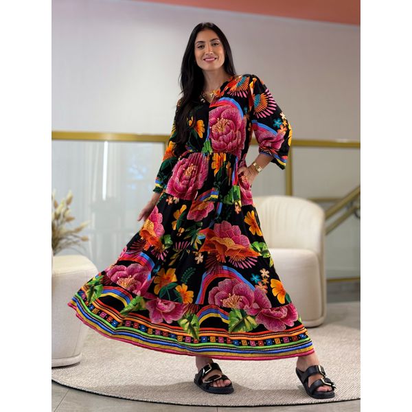 Vestido Farm Preto