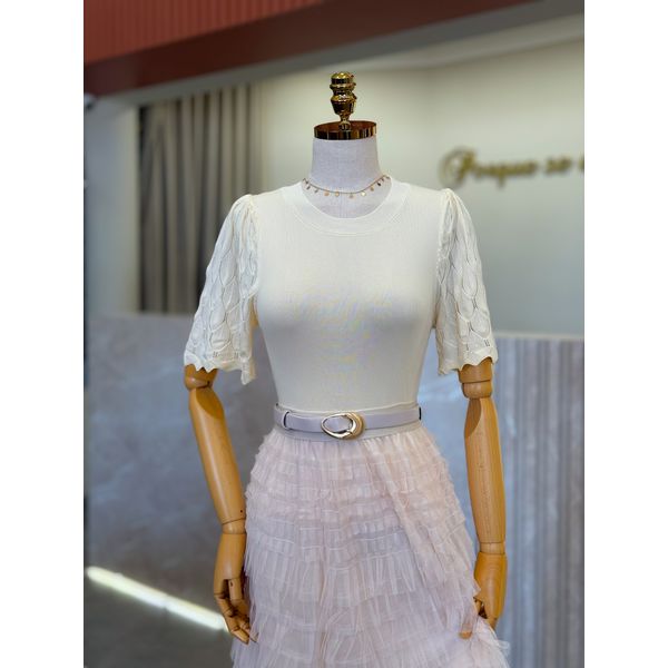 Blusa Babi Amarelo Manteiga