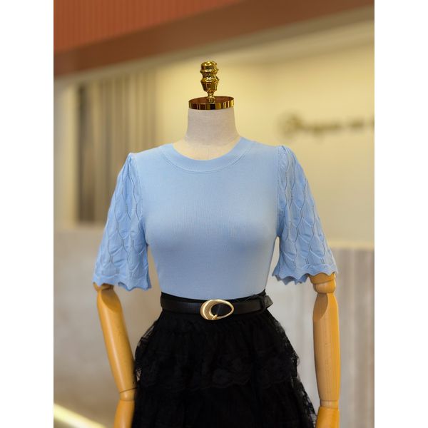 Blusa Babi Azul Bebe