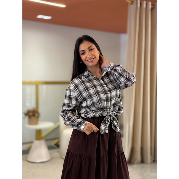 Camisa Babi Xadrez Off
