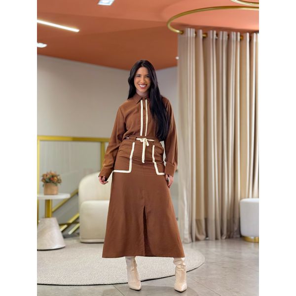 Conjunto Sara Marrom
