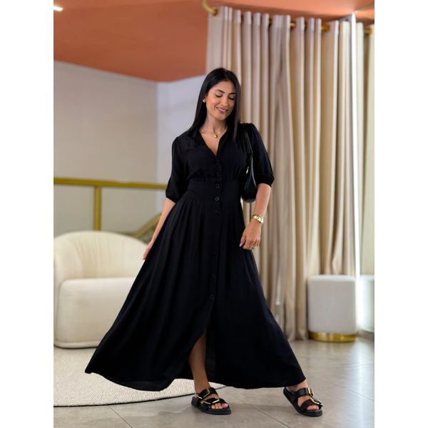 Vestido Mila Preto