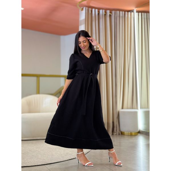 Vestido Nicole Preto