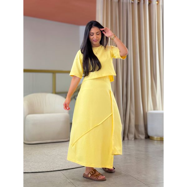 Conjunto Cleo Amarelo