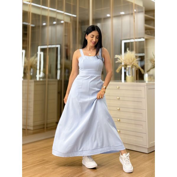 Vestido Naiara Azul Bebe