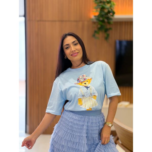 T-shirt Ted Azul