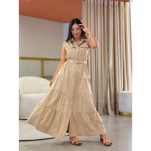 Vestido Isabel Nude