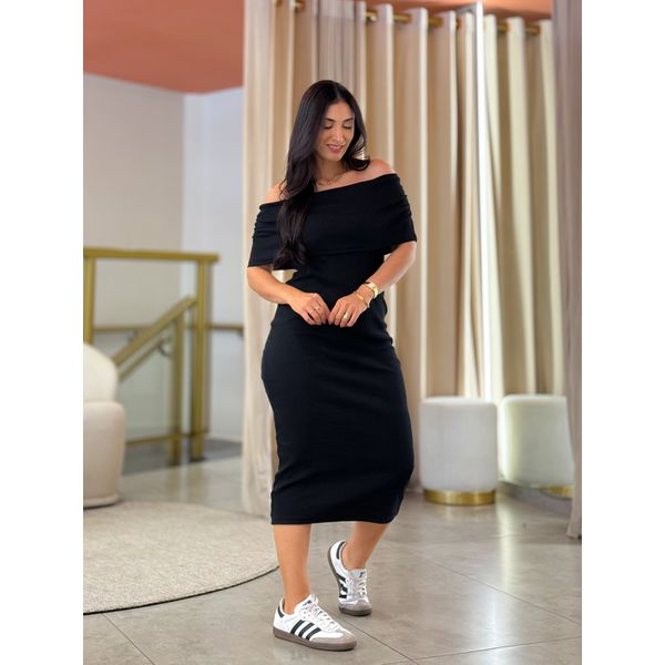 Vestido Carolina Preto