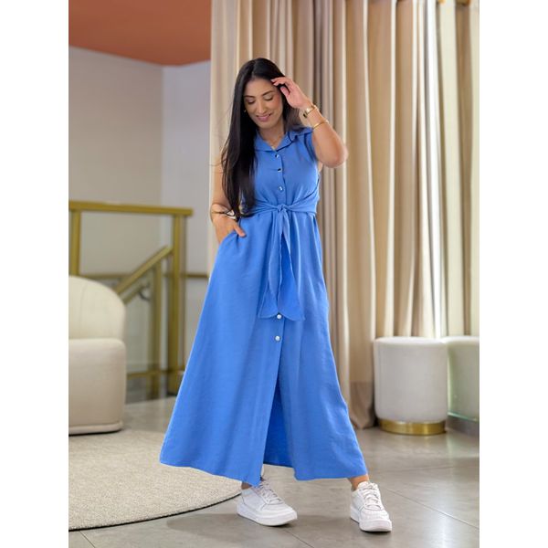 Vestido Helena Azul