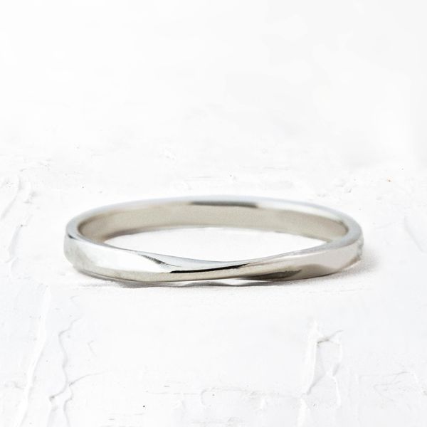 Aliança de Namoro Prata esterlina 925 2mm Infinity - Unidade