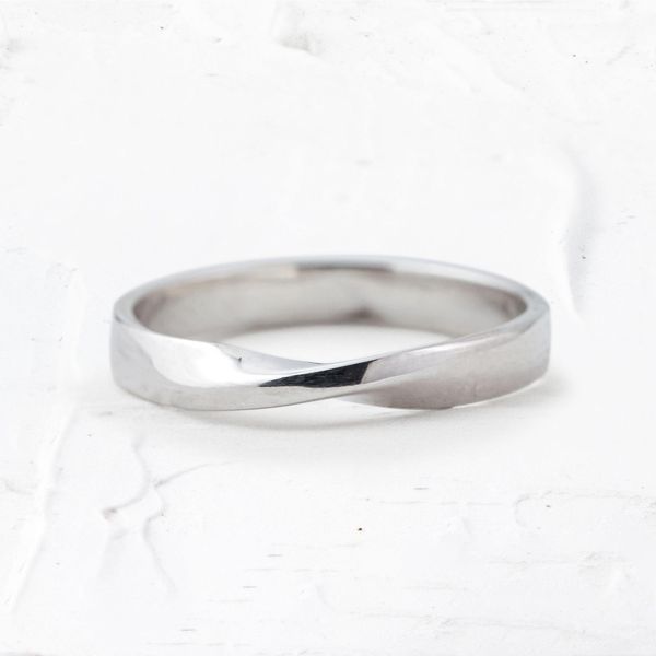 Aliança De Namoro Prata Esterlina 925 3mm Infinity - Unidade