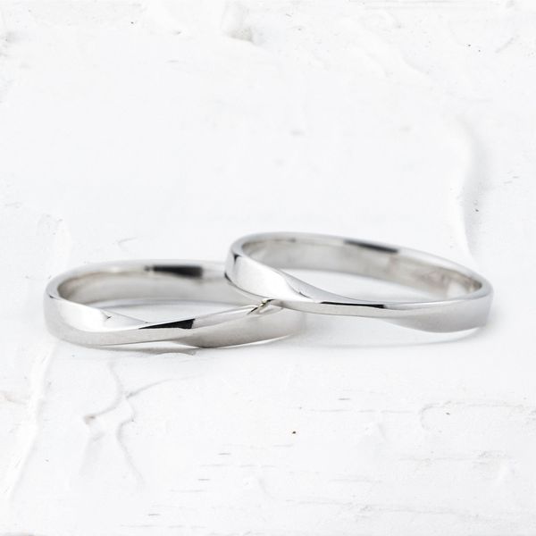 Aliança De Namoro Prata Esterlina 925 3mm Infinity - Par