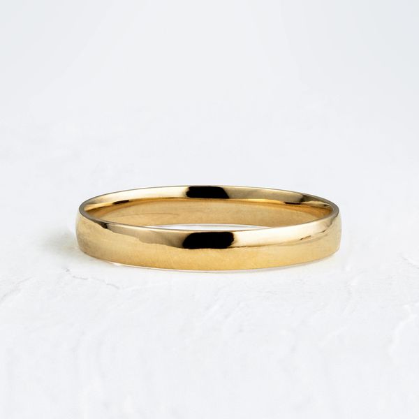 Aliança de Casamento em Ouro 3mm Abaulada Classic - Unidade 