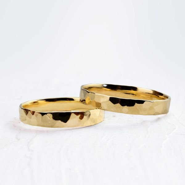 Aliança de Casamento em Ouro 3mm Forggia - Par