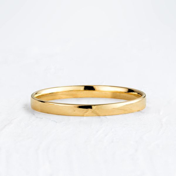 Aliança de Casamento em Ouro 2mm Reta Mônaco - Unidade