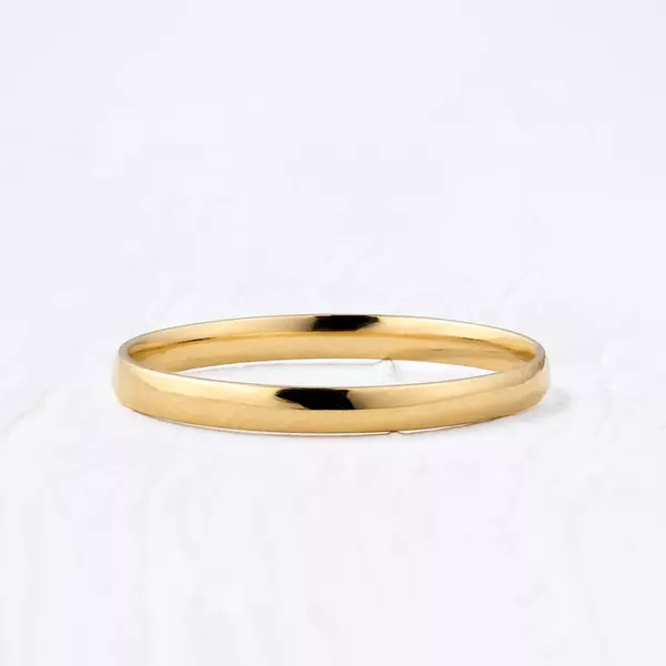 Aliança de Casamento Classic Abaulada 2mm - Unidade (Bazar Rosê) - Rosê & Co.