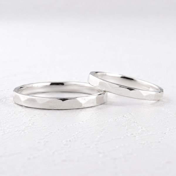 Aliança de Namoro em Prata Esterlina 925 Forggia 2mm - Par - Rosê & Co.